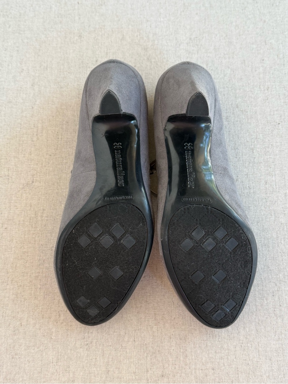 Naturalizer N5 Comfort Gray Mary Jane Platform Pumps Heels Size 8M - Picture 5 of 8